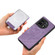 OnePlus 11 Retro Splitable Magnetic Card Bag Leather Phone Case - Purple