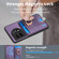 OnePlus 11 Retro Splitable Magnetic Card Bag Leather Phone Case - Purple
