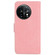 OnePlus 11 Skin Feel Pure Color Flip Leather Phone Case - Pink