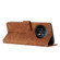 OnePlus 11 Skin Feel Stripe Pattern Leather Phone Case with Lanyard - Brown OnePlus 11 Skin Feel Stripe Pattern Leather Phone Case with Lanyard - Brown