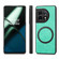 OnePlus 11 Solid Color Leather Phone Case - Green