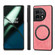 OnePlus 11 Solid Color Leather Phone Case - Pink