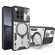 OnePlus 12 5G Global CD Texture Sliding Camshield Magnetic Holder Phone Case - Silver