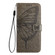 OnePlus 12 5G Global Embossed Butterfly Leather Phone Case - Grey