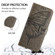 OnePlus 12 5G Global Embossed Butterfly Leather Phone Case - Grey