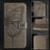 OnePlus 12 5G Global Embossed Butterfly Leather Phone Case - Grey