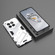 OnePlus 12 5G Punk Armor 2 in 1 PC + TPU Phone Case with Holder - White