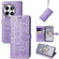 OnePlus 12 Cat and Dog Embossed Leather Phone Case - Purple OnePlus 12 Cat and Dog Embossed Leather Phone Case - Purple