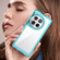OnePlus 12 Colorful Series Acrylic Hybrid TPU Phone Case - Transparent Blue