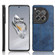 OnePlus 12 Cow Pattern Sewing Back Cover Phone Case - Blue