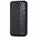 OnePlus 12 Cubic Grid Pressed Magnetic Leather Phone Case - Black