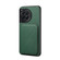OnePlus 12 D04 Calf Texture Dual Card Slot Holder Phone Case - Green
