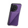 OnePlus 12 D04 Calf Texture Dual Card Slot Holder Phone Case - Purple
