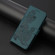 OnePlus 12 Datura Flower Embossed Flip Leather Phone Case - Dark Green