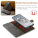OnePlus 12 DG.MING Crazy Horse Texture Detachable Magnetic Leather Case - Grey
