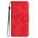 OnePlus 12 Heart Pattern Skin Feel Leather Phone Case - Red