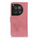 OnePlus 12 KHAZNEH Cowhide Texture Flip Leather Phone Case - Pink