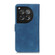 OnePlus 12 KHAZNEH Retro Texture Leather Phone Case - Blue OnePlus 12 KHAZNEH Retro Texture Leather Phone Case - Blue