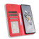 OnePlus 12 Magnetic Buckle Retro Texture Leather Phone Case - Red