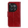OnePlus 12 Nappa Texture Leather Phone Case - Red
