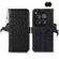 OnePlus 12 Ostrich Pattern Genuine Leather RFID Phone Case - Black