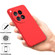 OnePlus 12 Pure Color Liquid Silicone Shockproof Phone Case - Red OnePlus 12 Pure Color Liquid Silicone Shockproof Phone Case - Red