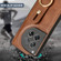OnePlus 12 Wristband Leather Back Phone Case - Brown