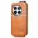 OnePlus 12 Zipper Wallet Vertical Flip Leather Phone Case - Brown