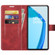 OnePlus 9R Retro Calf Pattern Buckle Horizontal Flip Leather Case with Holder & Card Slots & Wallet - Red