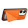 OnePlus Ace 2V D04 Calf Texture Dual Card Slot Holder Phone Case - Orange