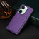 OnePlus Ace 2V D04 Calf Texture Dual Card Slot Holder Phone Case - Purple