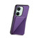 OnePlus Ace 2V D04 Calf Texture Dual Card Slot Holder Phone Case - Purple