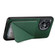 OnePlus Ace 3 D04 Calf Texture Dual Card Slot Holder Phone Case - Green