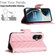 OnePlus CE 3 Lite 5G / Nord N30 Rhombic Texture Flip Leather Phone Case with Lanyard - Pink