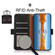 OnePlus N20 5G KHAZNEH Side-Magnetic Litchi Genuine Leather RFID Phone Case - Black