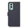 OnePlus Nord 2 5G KHAZNEH Side-Magnetic Litchi Genuine Leather RFID Phone Case - Blue