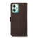 OnePlus Nord CE 2 Lite 5G KHAZNEH Side-Magnetic Litchi Genuine Leather RFID Phone Case - Brown