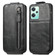OnePlus Nord CE 2 Lite 5G Zipper Wallet Vertical Flip Leather Phone Case - Black