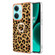 OnePlus Nord CE 3 Electroplating Dual-side IMD Phone Case with Ring Holder - Leopard Print
