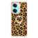 OnePlus Nord CE 3 Electroplating Dual-side IMD Phone Case with Ring Holder - Leopard Print