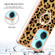 OnePlus Nord CE 3 Electroplating Dual-side IMD Phone Case with Ring Holder - Leopard Print