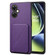 OnePlus Nord CE 3 Lite / N30 Denior Imitation Calf Leather Back Phone Case with Holder - Purple