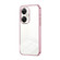 OnePlus Nord CE 3 Lite / Nord N30 Transparent Plating Fine Hole Phone Case - Pink