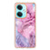 OnePlus Nord CE3 Electroplating Marble Dual-side IMD Phone Case - Pink 013