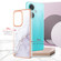 OnePlus Nord CE3 Electroplating Marble Dual-side IMD Phone Case - White 006