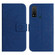 TCL 20 R/20 AX 5G/Bremen 5G Skin Feel Sun Flower Pattern Flip Leather Phone Case with Lanyard - Dark Blue