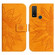 TCL 20 R/20 AX 5G/Bremen 5G Skin Feel Sun Flower Pattern Flip Leather Phone Case with Lanyard - Yellow