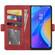 TCL 20 SE Dual-side Magnetic Buckle Horizontal Flip Leather Case with Holder & Card Slots & Wallet - Red