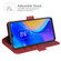 TCL 20 SE Dual-side Magnetic Buckle Horizontal Flip Leather Case with Holder & Card Slots & Wallet - Red