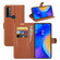 TCL 20 SE Litchi Texture Horizontal Flip Protective Case with Holder & Card Slots & Wallet - Brown